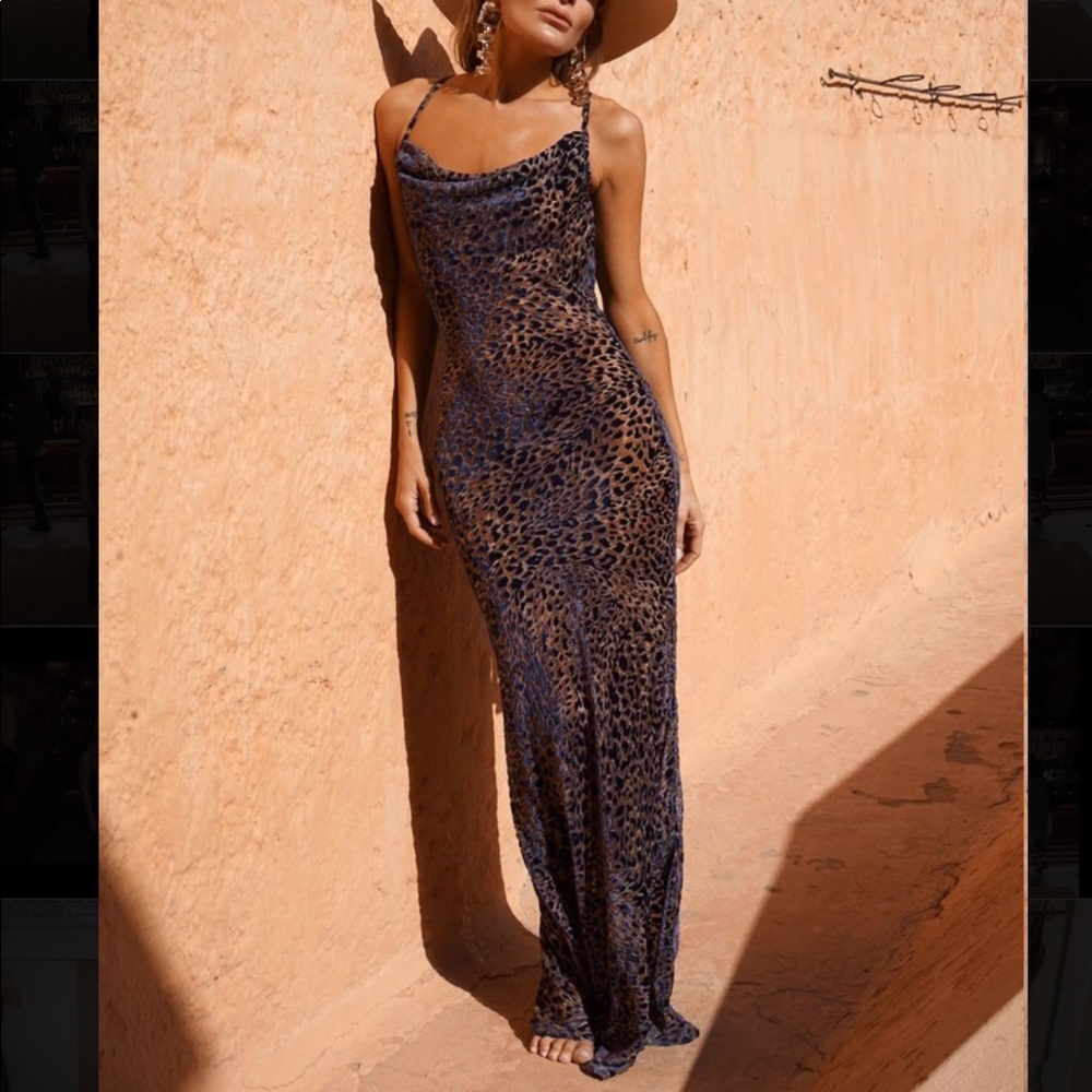 Jasmine leopard dress